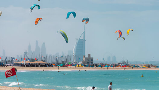 Kite Beach in Dubai