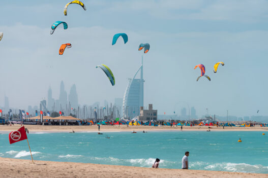 Kite Beach in Dubai